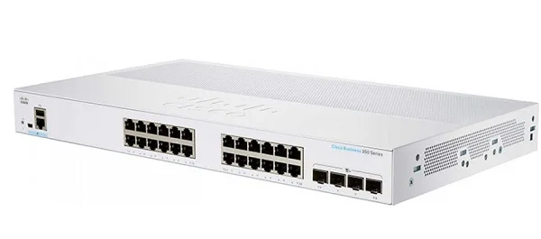 24-Port GE Managed Switch CISCO CBS350-24T-4G-EU