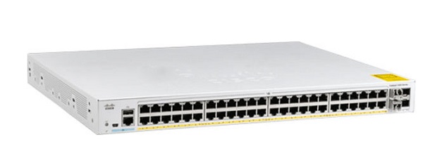 48-port Gigabit Ethernet PoE Switch Cisco C1000-48P-4X-L