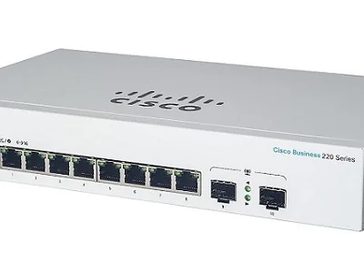 8-Port Gigabit Smart Switch CISCO CBS220-8T-E-2G
