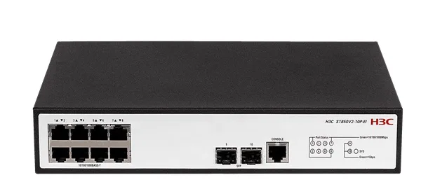 8-Port GE Managed Switch H3C LS-1850V2-10P-EI-GL