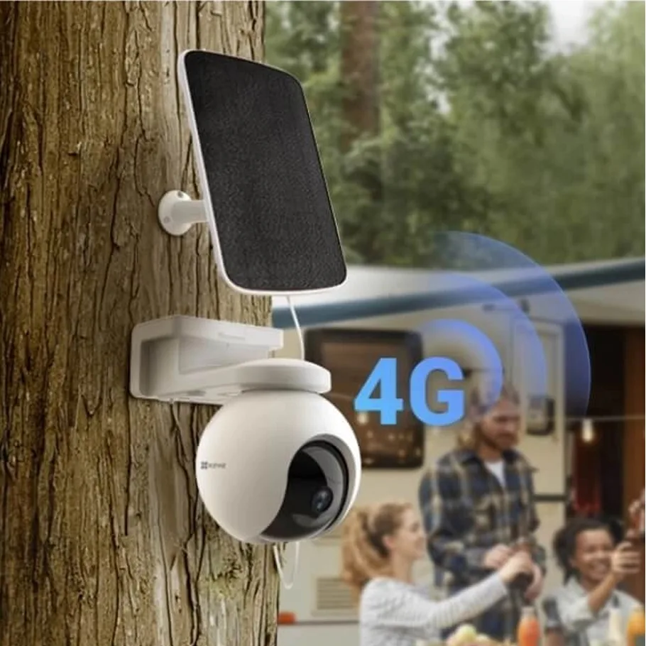 Camera IP 4G quay quét sử dụng pin 3MP EZVIZ EB8 (4G) + Solar