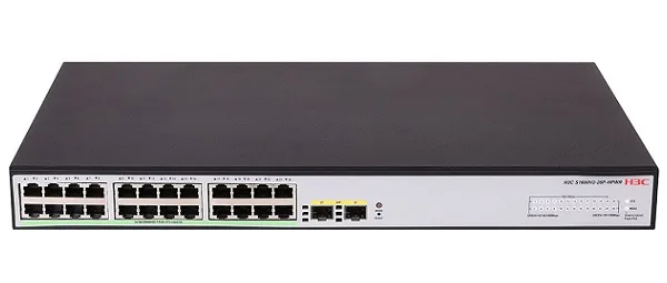 24-Port GE PoE Switch H3C LS-1600V2-26P-HPWR-GL