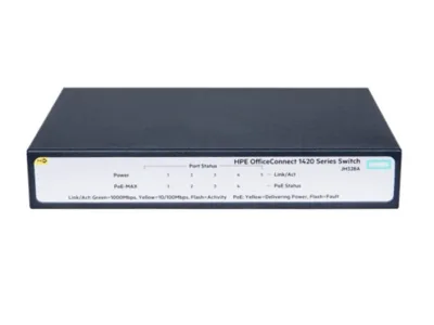 HPE 1420 OfficeConnect 5-port GE PoE+ Switch JH328A