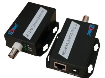 Bộ chuyển đổi cáp đồng trục sang RJ45 HDTEC Ethernet Converter (300m)