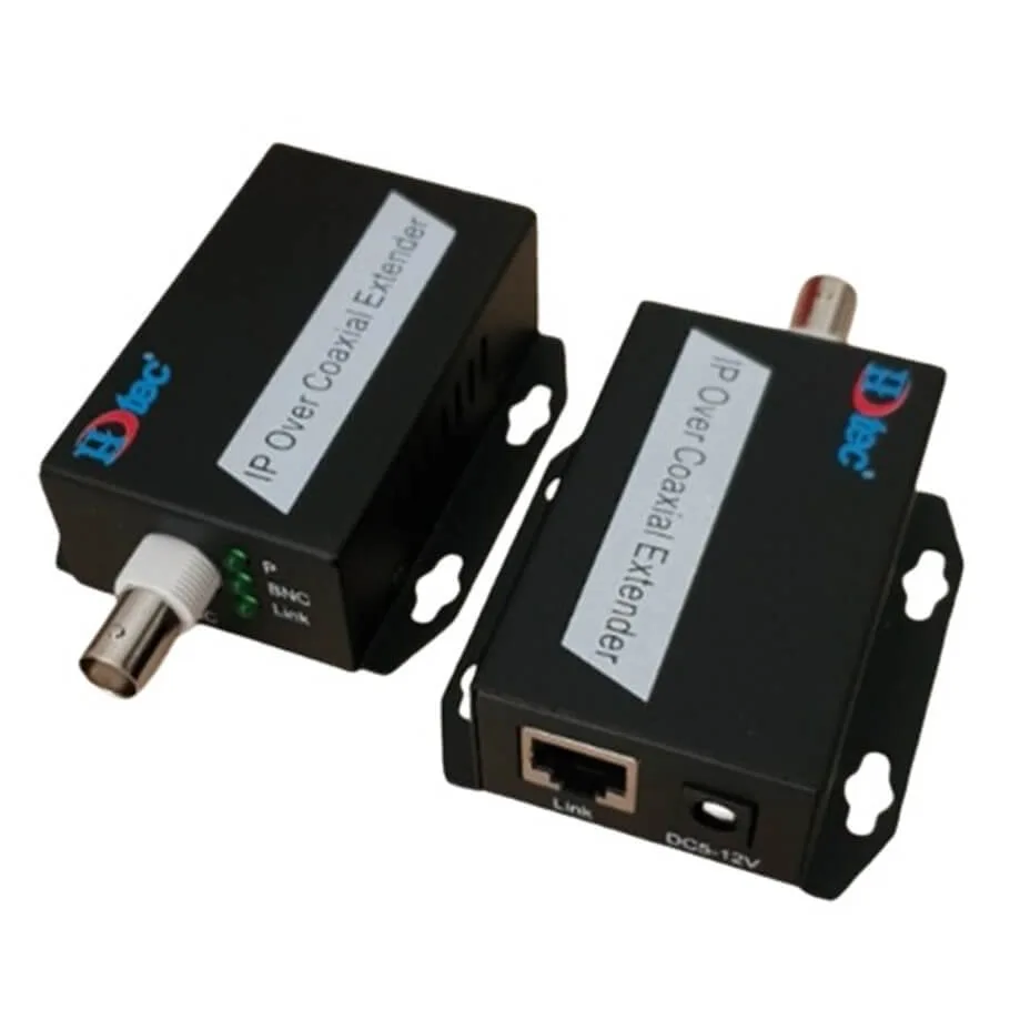 Bộ chuyển đổi cáp đồng trục sang RJ45 HDTEC Ethernet Converter (300m)