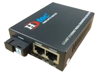 Converter Quang HDTEC Converter Quang 2 cổng RJ45 1G