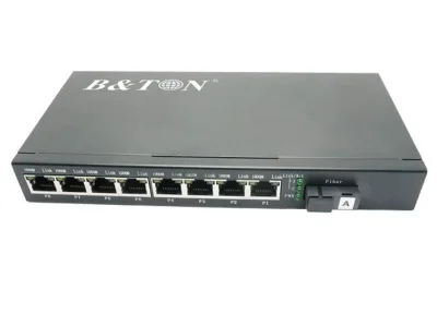 Chuyển đổi Quang-Điện Media Converter Unmanaged Fiber Switch BTON BT-918GS-20A