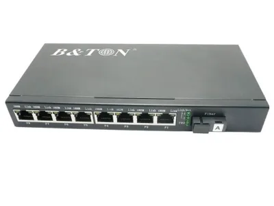 Chuyển đổi Quang-Điện Media Converter Unmanaged Fiber Switch BTON BT-928GS-20AB