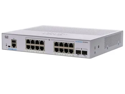 16-Port GE Managed Switch CISCO CBS350-16T-E-2G-EU
