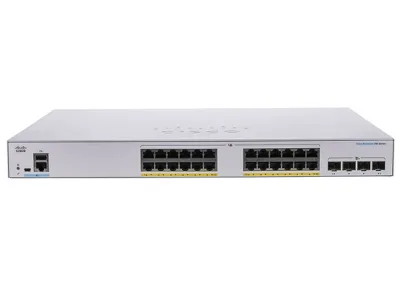 24-Port GE PoE Managed Switch CISCO CBS350-24P-4X-EU