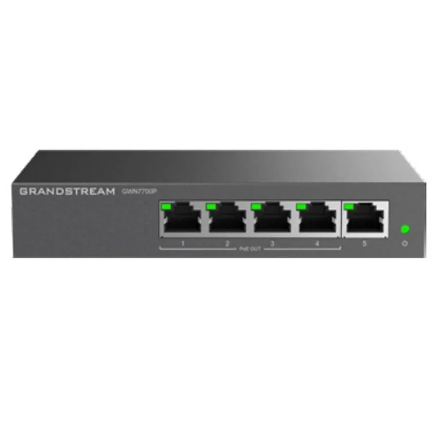 Switch 5 cổng PoE Gigabit Grandstream GWN7700P