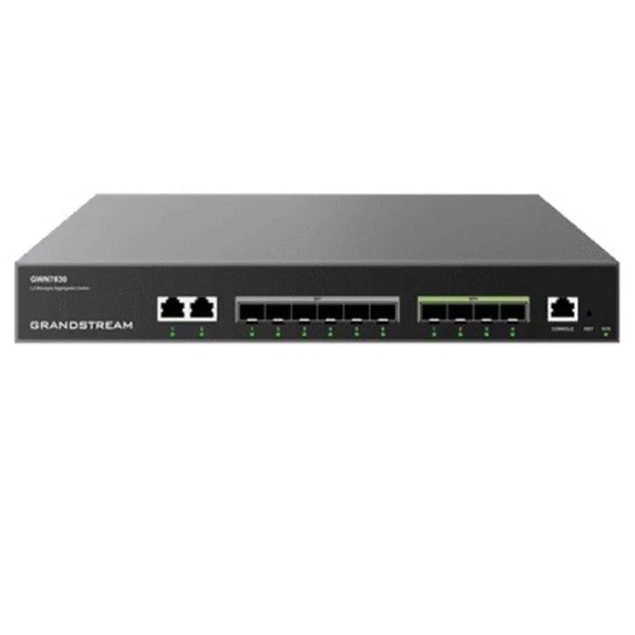 Switch quang 10 cổng Layer 3 Grandstream GWN7830