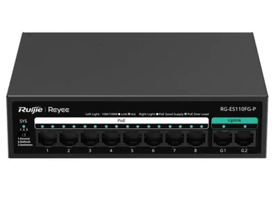 8-Port 10/100Mbps Switch RUIJIE RG-ES110FG-P