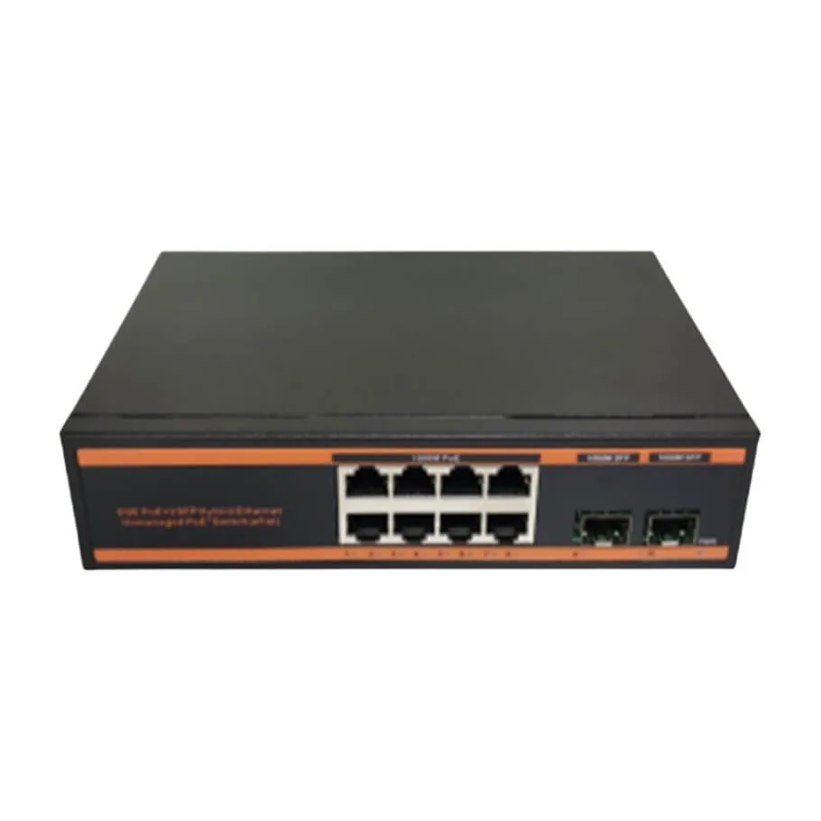 8-Port GE PoE Switch BTON BT-6108GE-2SFP