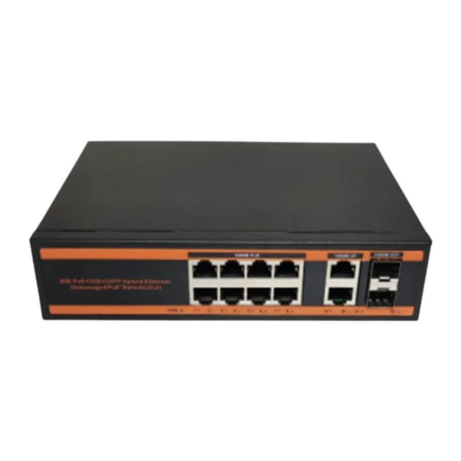 8-Port GE PoE Switch BTON BT-6110GE-2SFP
