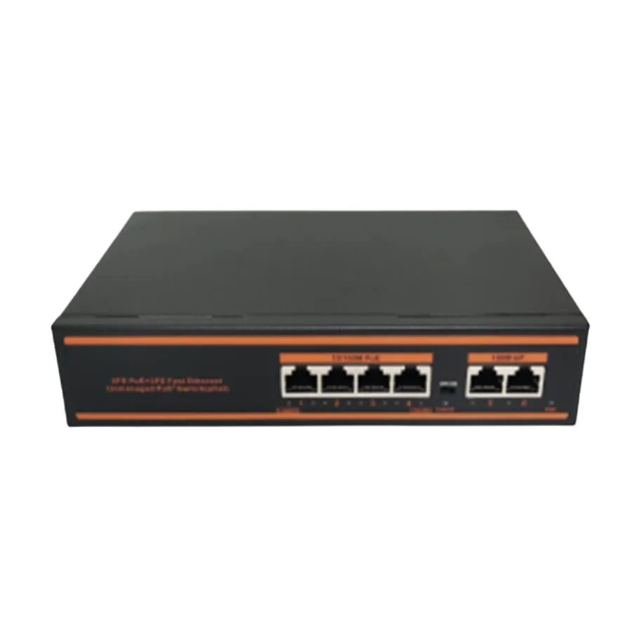 4-Port 100Mbps PoE Switch BTON BT-6006FE