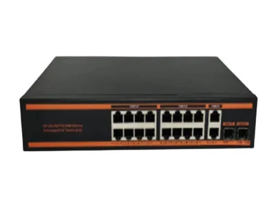 16-Port 100Mbps PoE Switch BTON BT-6218FE-SFP