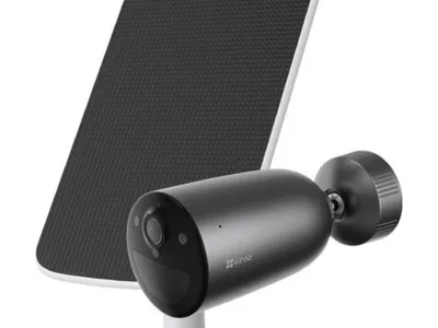 Camera IP 4G 3.0 Megapixel EZVIZ EB3 4G + Tấm pin
