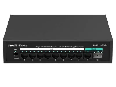 8-Port GE Switch RUIJIE RG-ES110GS-P-L