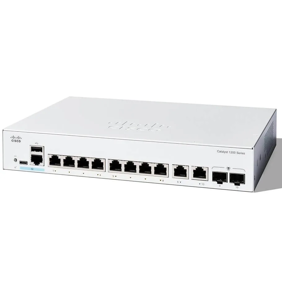 8-Port GE Switch Cisco C1200-8T-E-2G