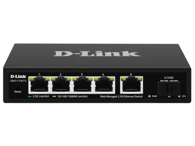 5-port 2.5G Web Managed Switch D-Link DMS-F106TS
