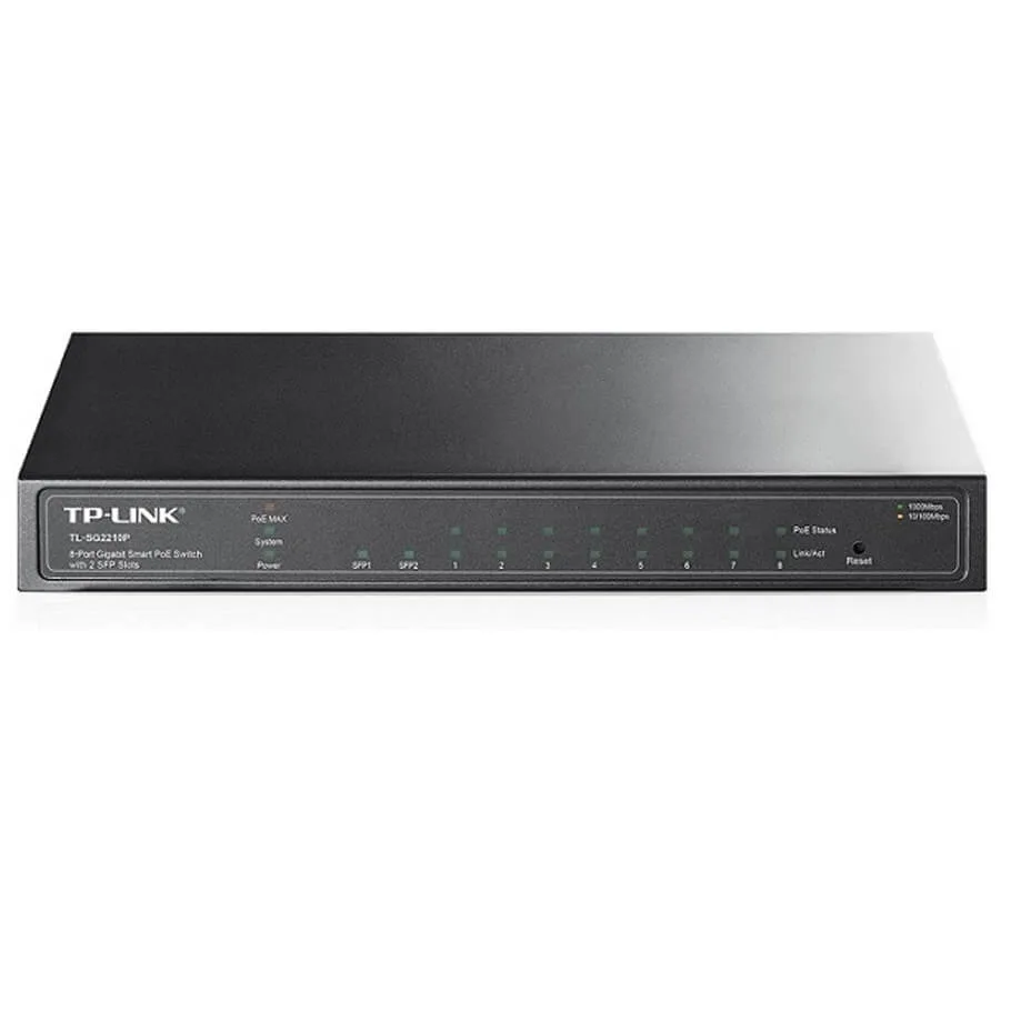 8-Port Gigabit Smart PoE Switch TP-LINK TL-SG2210P