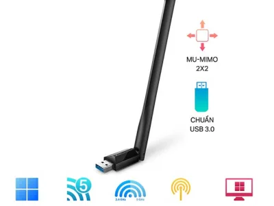 USB Wifi băng tần kép AC1300 TP-LINK Archer T3U Plus