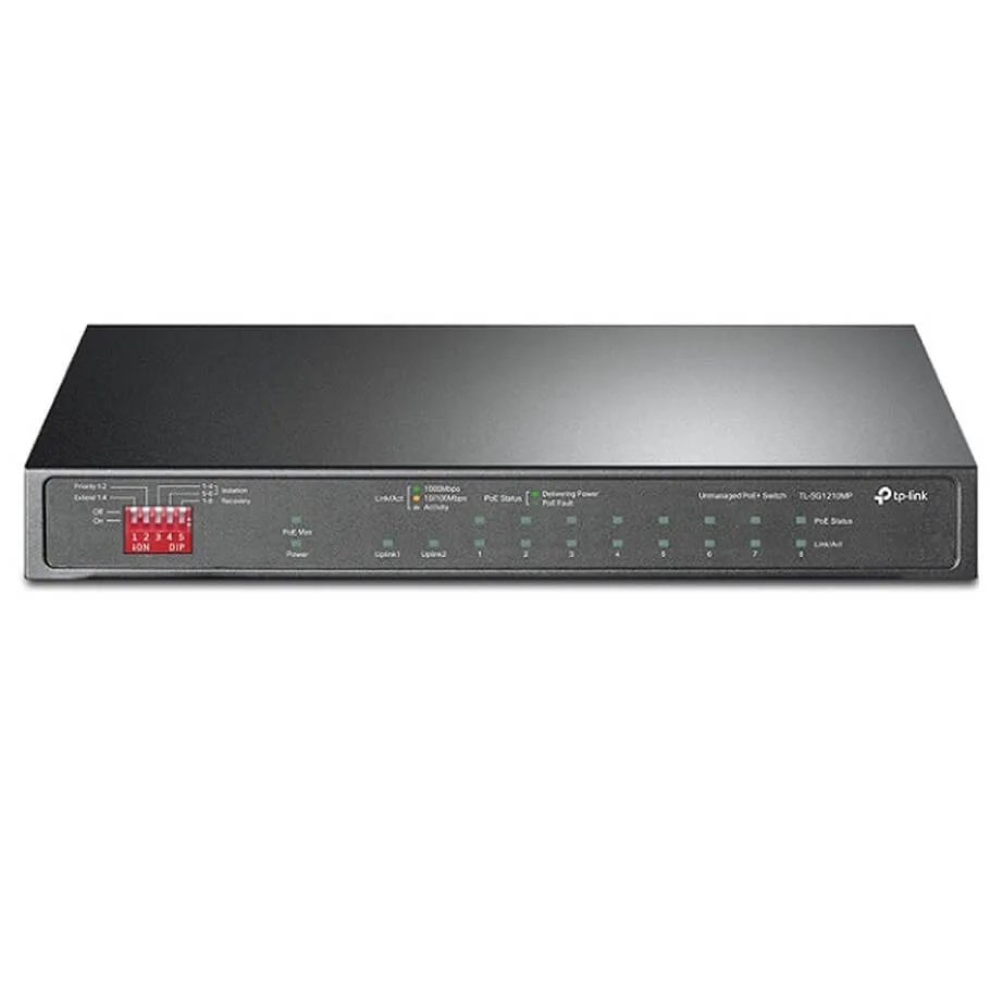 10-Port GE with 8-Port PoE+ Switch TP-LINK TL-SG1210MP