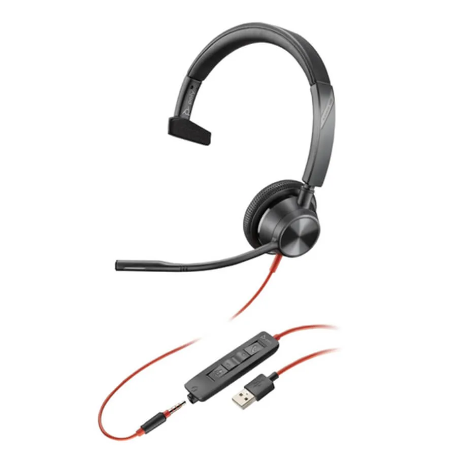 Tai nghe Poly Blackwire 3315 Mono USB-A (76J12AA)
