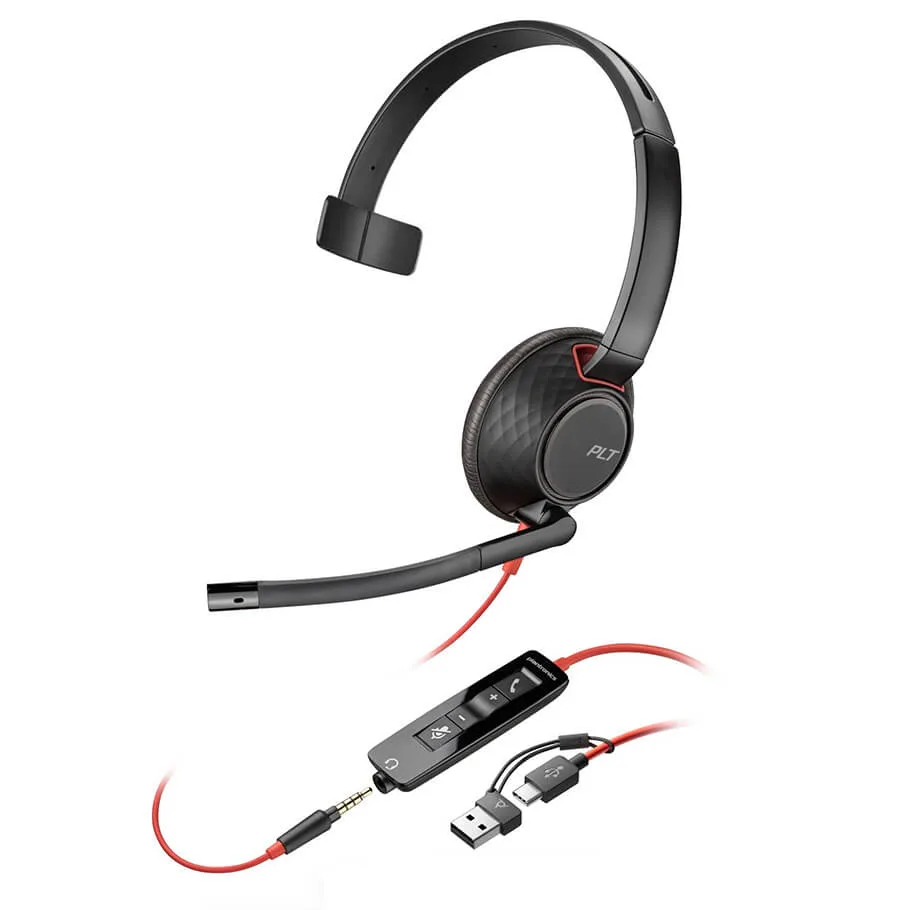 Tai nghe Poly Blackwire 5210 Mono USB-C (8X230A6)