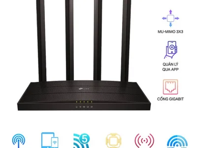 AC1900 Wireless MU-MIMO Wi-Fi Router TP-Link Archer C80