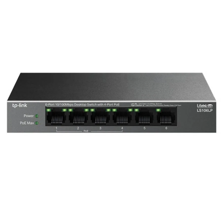 6-Port 10/100Mbps Desktop Switch TP-LINK LS106LP