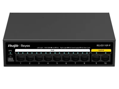 8-Port 10/100Mbps Switch RUIJIE RG-ES110F-P
