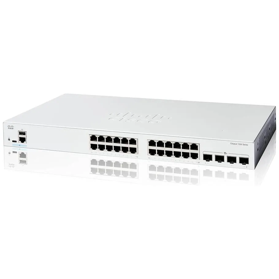 24-Port GE, 4x 10G SFP+ Switch Cisco C1200-24T-4X