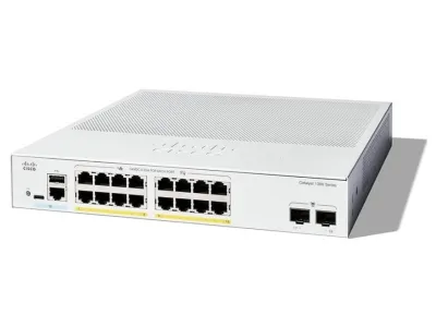 16-Ports GE PoE+ Switch Cisco C1300-16FP-2G