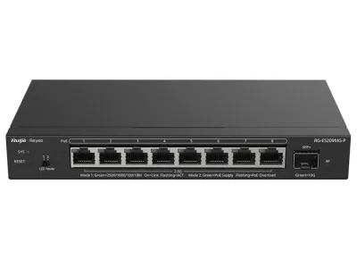 8-Port GE PoE Switch RUIJIE Reyee RG-ES209MG-P