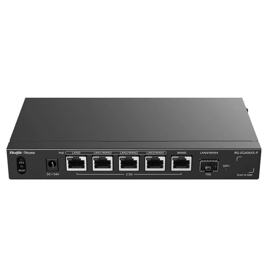 Cloud Managed PoE Router Ruijie Reyee RG-EG406XS-P