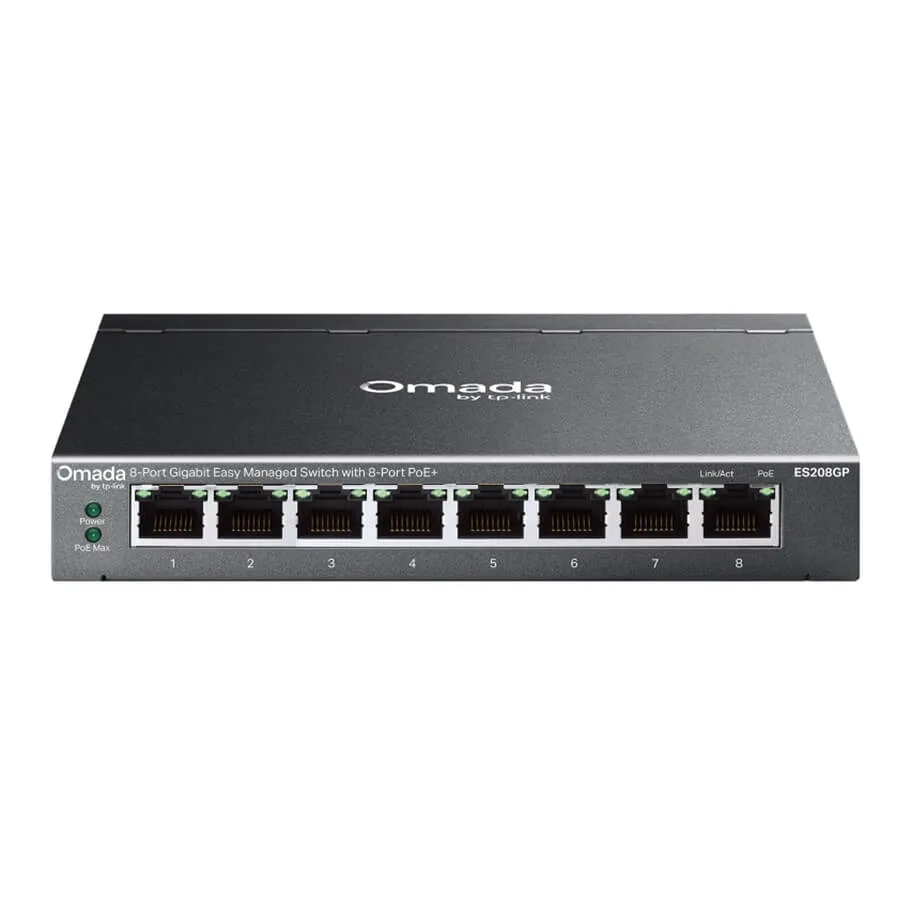 8-Port GE PoE+ Managed Switch TP-Link ES208GP
