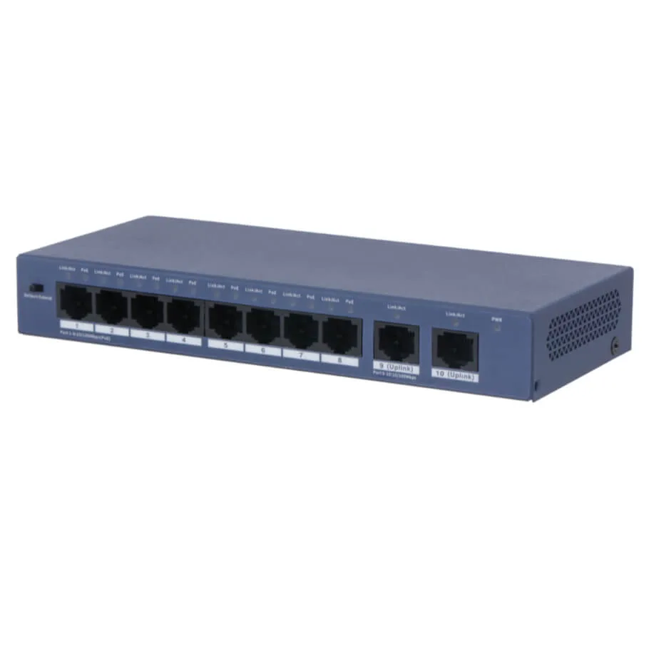 8-Port 10/100M PoE Switch Kabe Vision KX-SW810-60