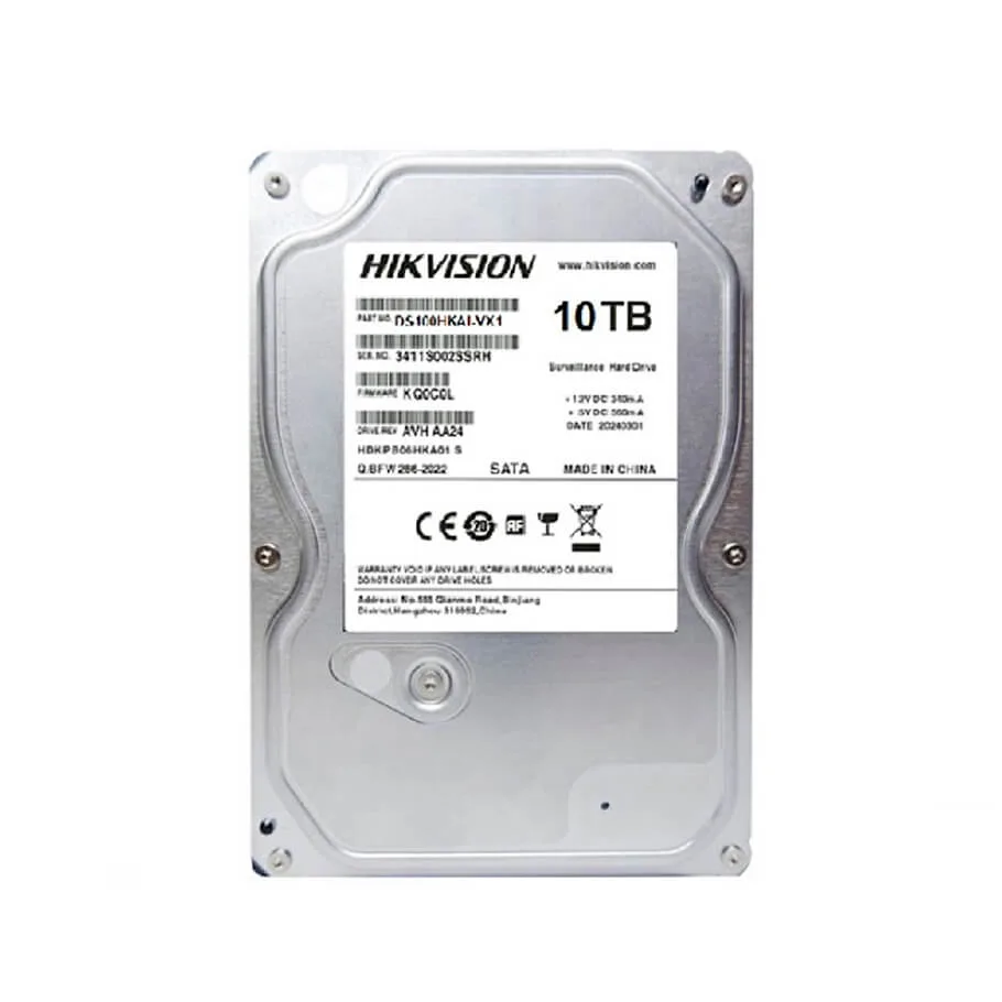 Ổ cứng giám sát 10TB HIKVISION DS100HKAI-VX1
