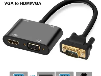 Cáp VGA ra HDMI+VGA+Audio Unitek V501A
