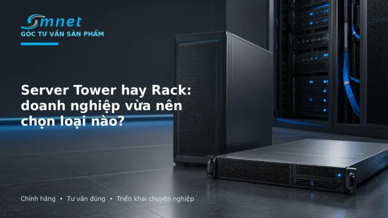 So sánh máy chủ Server Tower và Server Rack cho doanh nghiệp
