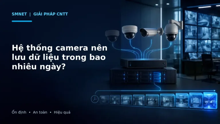Mô phỏng thời gian và dung lượng lưu dữ liệu hệ thống camera
