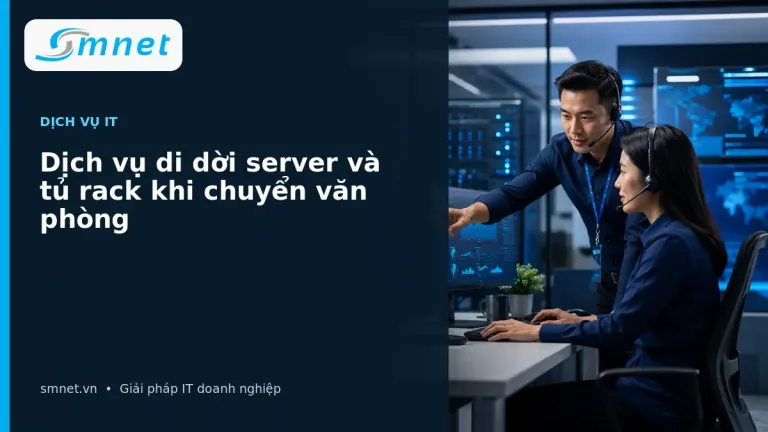 Dịch vụ di dời server và tủ rack khi chuyển văn phòng | SMNET