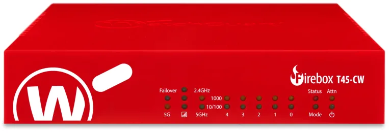 WatchGuard Firebox T45-CW - Firewall 5G và Wi-Fi 6