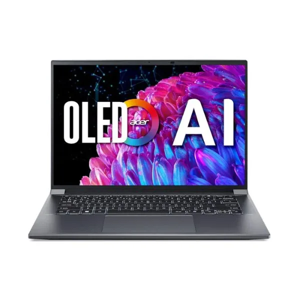 Laptop Acer Swift X 14 AI SFX14-72G-79UW (Ultra 7 155H/ Ram 32GB/ SSD 1TB/ RTX 4070 8GB/ Windows 11 Home/ 2Y/ Xám)