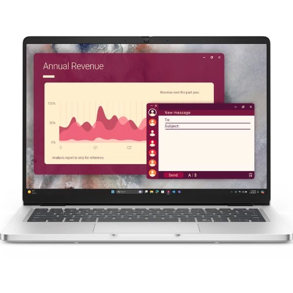 Laptop Dell Pro 14 PC14250 PC14250-235U-16512WP-2Y (Ultra 5 235U/ Ram 16GB/ SSD 512GB/ Windows 11 Pro/ 2Y)