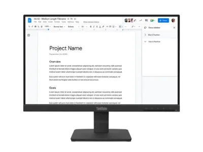 Màn hình LCD Lenovo ThinkVision S22-4e 64CBKAR6VN (21.5 inch/ 1920 x 1080/ 250 cd/m2/ 4ms/ 100Hz)