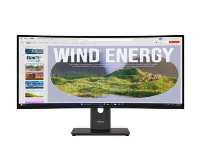 Màn hình LCD Lenovo ThinkVision T34WD-40 64AEGAR1VN (34 inch/ 3440 x 1440/ 300 cd/m2/ 4ms/ 120Hz/ Curved)