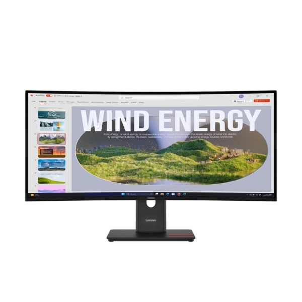 Màn hình LCD Lenovo ThinkVision T34WD-40 64AEGAR1VN (34 inch/ 3440 x 1440/ 300 cd/m2/ 4ms/ 120Hz/ Curved)